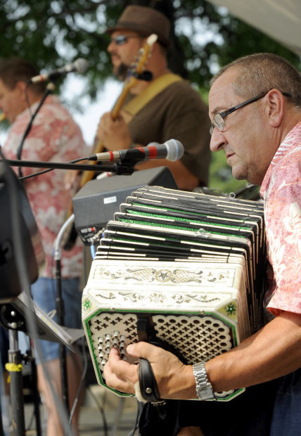 People enjoy the Festival of the Lakes Polka Party at the Hammond Marina in Hammond, Ind. Sunday July 20, 2014.
Stephanie Dowell, The Times